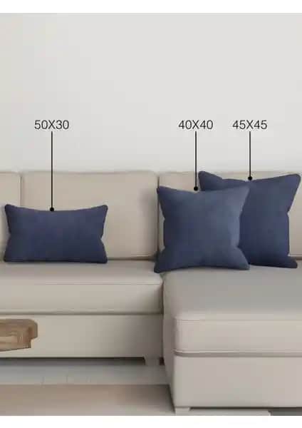 Perle Home Uzay Mavisi Kırlent Kılıfı Günlük Dekorasyon ve Dayanıklılık Özellikleri