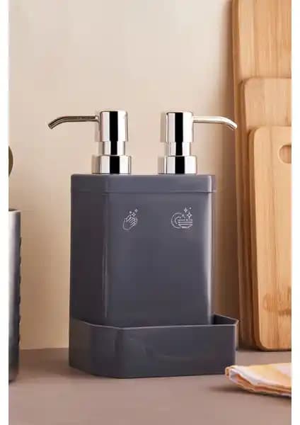 Perotti Marlon Lecce 2'li Modern Mutfak Sıvı Sabunluk Seti Estetik ve Fonksiyonellik