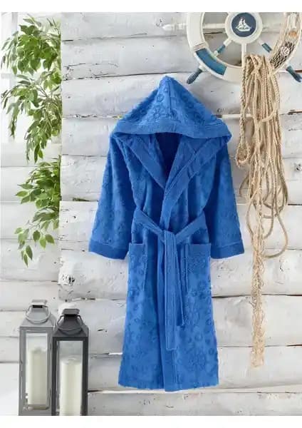 Philippus Bukle Kutulu Genç Kapüşonlu Bornoz: Yüksek Kalite Pamuklu Konfor ve Şık Tasarım