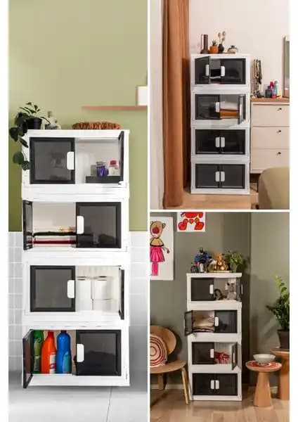 Piev Çok Amaçlı Kapaklı Portatif Tekerlekli Organizer Dolap Özellikleri ve Kullanım Alanları