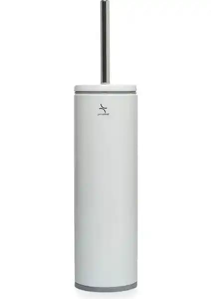 Primanova Cigo Paslanmaz Çelik Tuvalet Fırçası Beyaz Modern Banyo Temizlik Çözümü