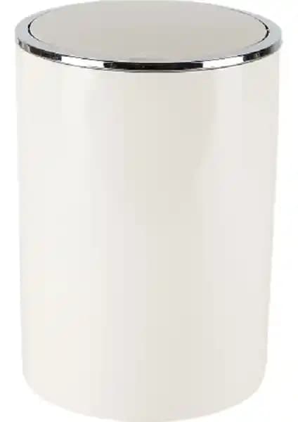 Primanova Lenox Bej Çöp Kovası 6 Litre Modern ve Şık Tasarım