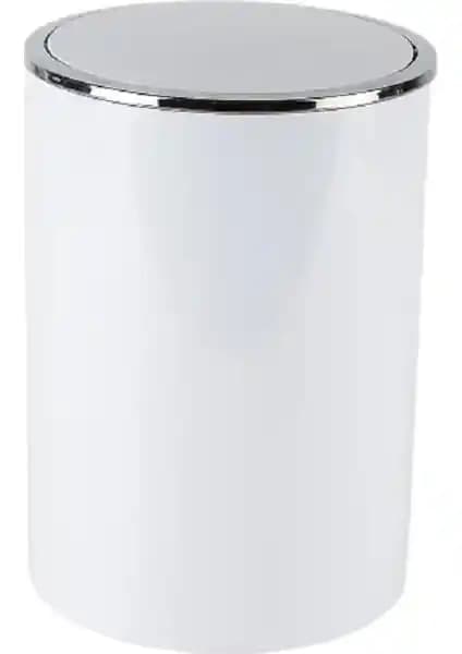 Primanova Lenox Beyaz Çöp 6 Lt: Günlük Kullanım İçin Şık ve Pratik Çöp Kutusu