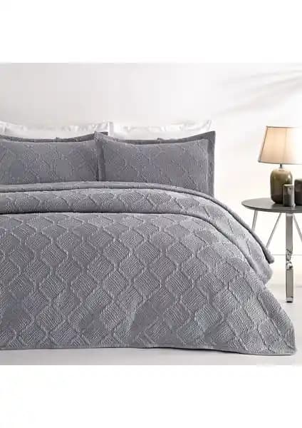 Puffy Julian Füme Çift Kişilik Yatak Örtüsü Seti Şık ve Dayanıklı Tasarım Özellikleri