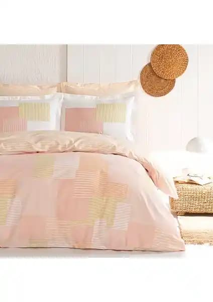 Puffy Romarin Çift Kişilik Ranforce Nevresim Seti Şık ve Dayanıklı Pamuklu Yatak Takımı