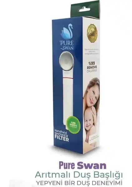 Pure Swan Arıtmalı Duş Başlığı ile Su Kalitenizi Yükseltin ve Sağlıklı Bir Duş Deneyimi Yaşayın