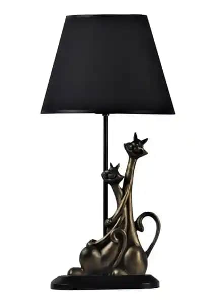 Qdec Modern Dizayn Kedi Abajur: Şık ve Fonksiyonel Tasarım ile Dekorasyonunuza Renk Katın