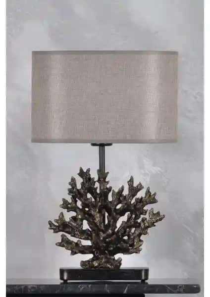 Qdec Modern Dizayn Mercan Abajur Gold H Gold ile Şıklık ve Fonksiyonellik Bir Arada