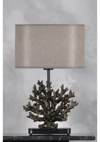 Qdec Modern Dizayn Mercan Abajur Gold H Gold ile Şıklık ve Fonksiyonellik Bir Arada