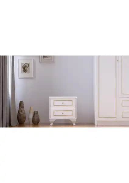 Rabi Mobilya Gold Country Komodin: Modern Tasarım ve İşlevsellik Bir Arada