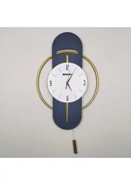 Racart Modern Gold Sarkaçlı Duvar Saati - Şık ve Dayanıklı Tasarım Özellikleri