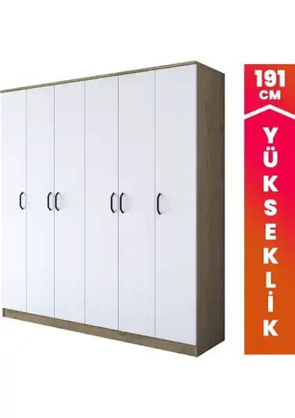 Rani BA114 Geniş Gardırop Modern Tasarımı ve Fonksiyonel Depolama Özellikleri