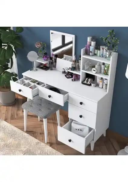 Rani BJ101 Makyaj Masası: Şık ve Fonksiyonel Tasarım ile Dekorasyonunuzu Tamamlayın