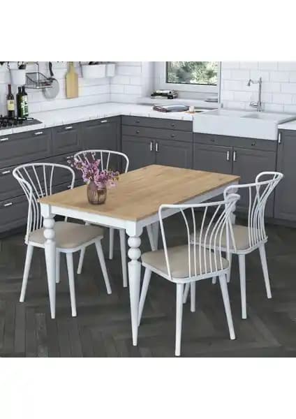 Rani JC102 Mutfak Masa Sandalye Takımı: Modern ve Dayanıklı Tasarım Çözümleri