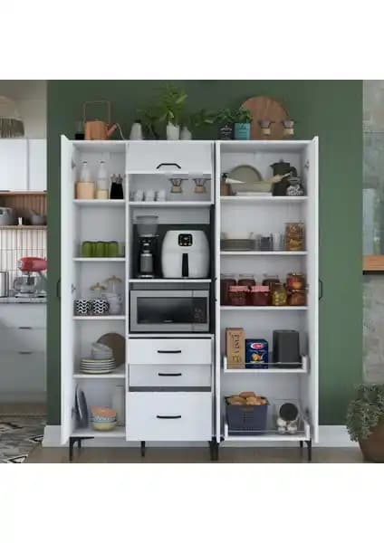 Rani JE131 Çok Amaçlı Dolap: Fonksiyonel ve Estetik Tasarımın Mükemmel Birleşimi