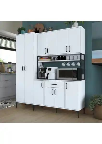 Rani JE133 Çok Amaçlı Dolap: Geniş Depolama Alanı ve Modern Tasarım Çözümü