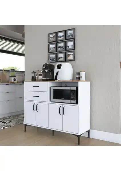 Rani Je166 Çok Amaçlı Mutfak Dolabı: Modern ve Şık Tasarım ile Pratik Depolama Çözümü