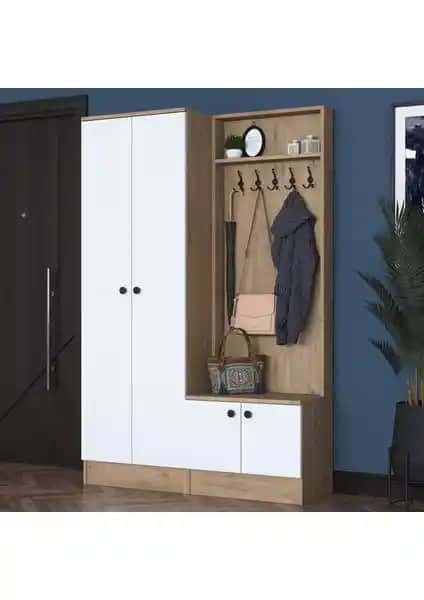 Rani P6 Modern Portmanto ve Ayakkabılık: Şık ve Fonksiyonel Mobilya Çözümü