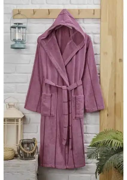 Rasersa Pamuklu Kadife Kapüşonlu Unisex Bornoz: Konfor ve Şıklığın Birleşimi