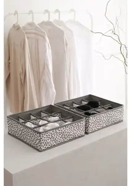 Rek Home 2'li Gri Çocuk Odası Dolap Çekmece İçi Düzenleyici Özellikleri ve Kullanım Avantajları