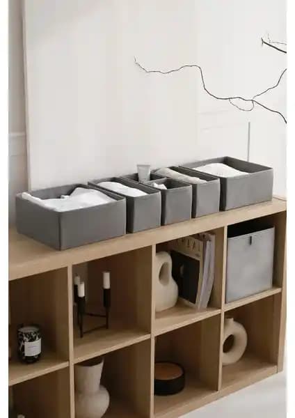 Rek Home 6'lı Gri Çekmece İçi Dolap Düzenleyici Seti Özellikleri ve Kullanım Alanları