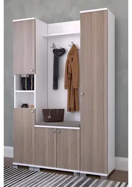 Remaks Vestiyer Ayakkabılık ve Portmanto Alaçatı Temalı Modern Tasarım