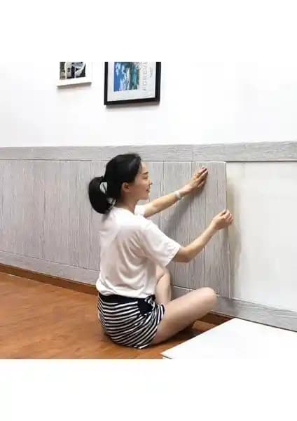 Renkli Duvarlar Gri Taş Desenli Kendinden Yapışkanlı Esnek Panel Özellikleri ve Uygulama İpuçları