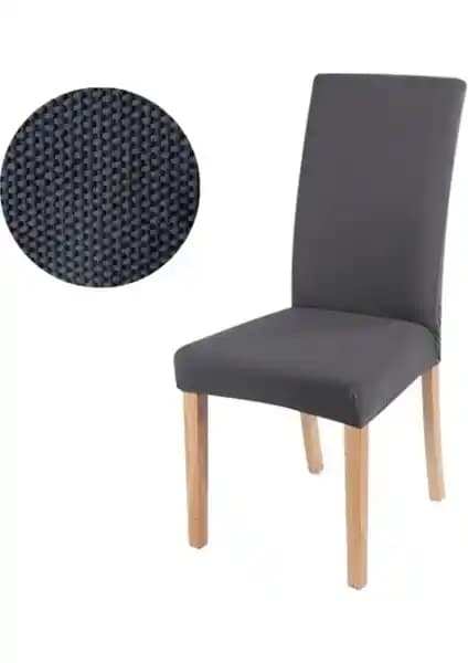 Riseler Balpeteği Desenli Likra Kumaşlı Tüylenmez Yıkanabilir Sandalye Örtüsü