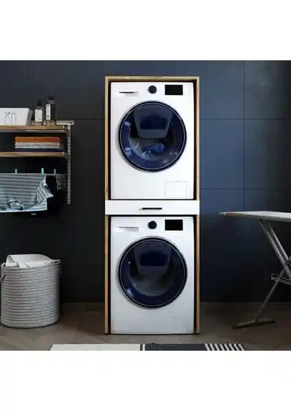 Roomart Çamaşır ve Kurutma Makinesi Dolabı: Estetik ve Fonksiyonel Depolama Çözümü