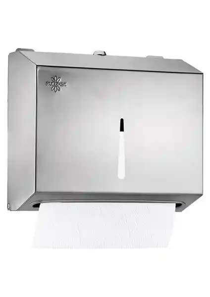 Rulopak Paslanmaz Z-Katlama Kağıt Havlu Dispenseri 200'lü dayanıklı ve kullanışlı tasarım