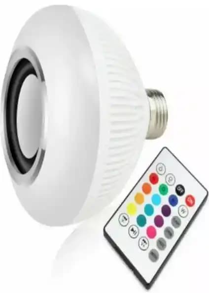 Runedo Bluetooth Hoparlör LED Lamba RGB: Çok Fonksiyonlu Renkli Işık ve Ses Deneyimi