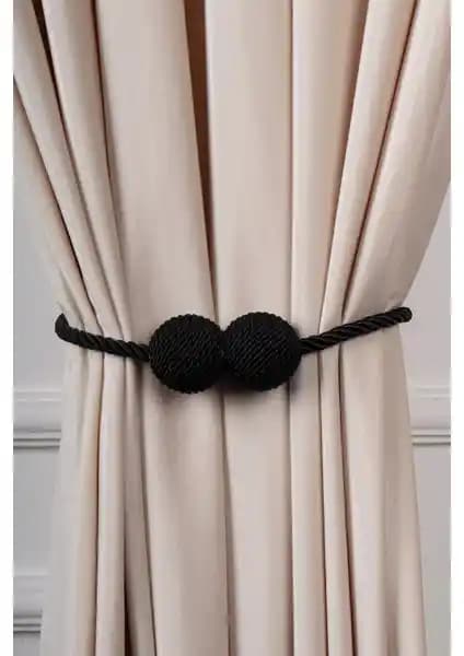 Saççax Mıknatıslı Perde Toplayıcı 2'li Set Modern Evler İçin Pratik Çözüm