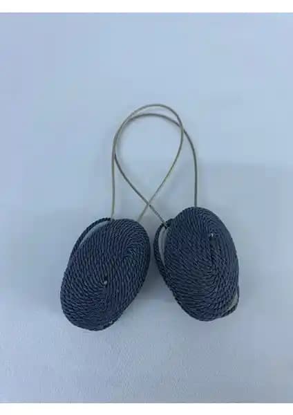 Şahinsoy Renkli Oval Manyetik Perde Toplayıcı 2'li Paket Modern ve İşlevsel Tasarım