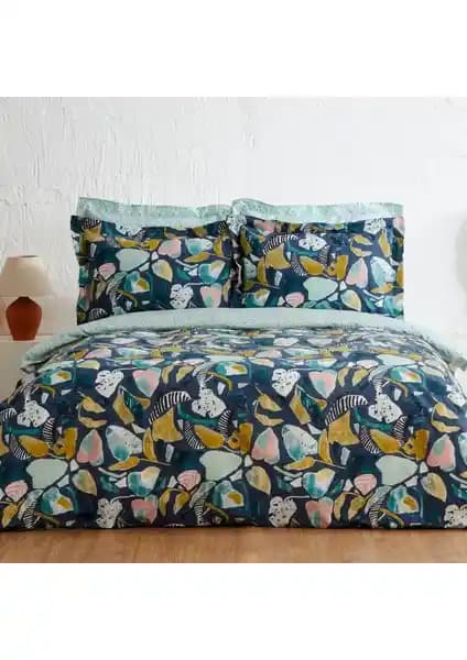 Sarah Anderson Era Çift Kişilik Nevresim Takımı İndigo Modern ve Dayanıklı Dekorasyon Önerisi