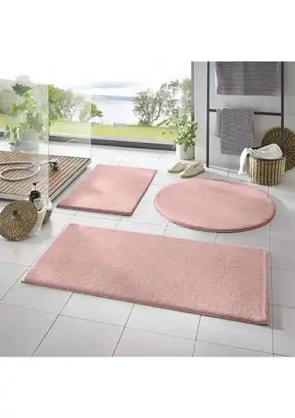 Sarar Senora Post Peluş Banyo Paspas Takımı: Şık ve Fonksiyonel Banyo Dekorasyonu İçin Uygun