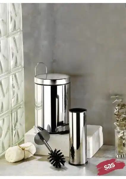 Sas Krom 2 Parça Banyo Seti Modern Tasarım ve Dayanıklılık Sunar