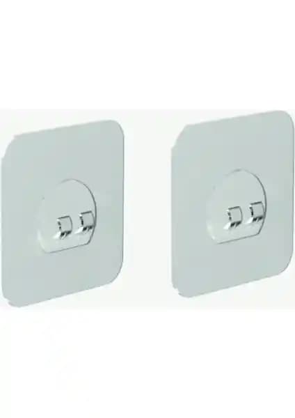 Sas Yedek 2 Adet Yapışkanlı Askılık Sticker Pratik ve Güvenilir Düzen Çözümü