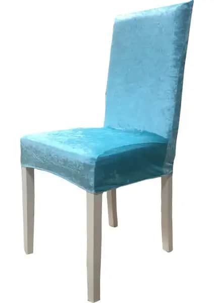 Sera Home İpek Kadife Likralı Sandalye Kılıfı Modern ve Şık Dekorasyonlar İçin Uygun