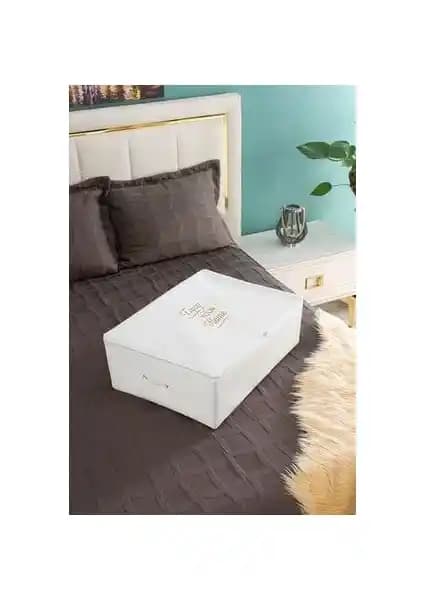 Serstil Büyük Boy Baza Altı Beyaz Hurç ile Pratik ve Estetik Depolama Çözümü