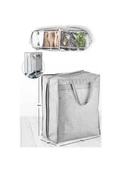 Serstil Lacivert Ayakkabı Saklama Hurcu: Şık ve Çok Amaçlı Ev Düzeni Çözümü