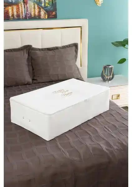 Serstil Mega Boy Baza Altı Beyaz Hurç - Dayanıklı ve Pratik Depolama Çözümü