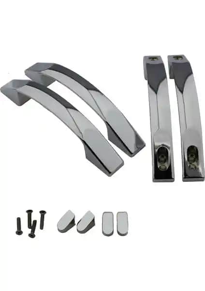 SETA 2 Kapaklık Krom Duşakabin Kulpu Modern Banyo Tasarımı İçin Uygun Çözüm