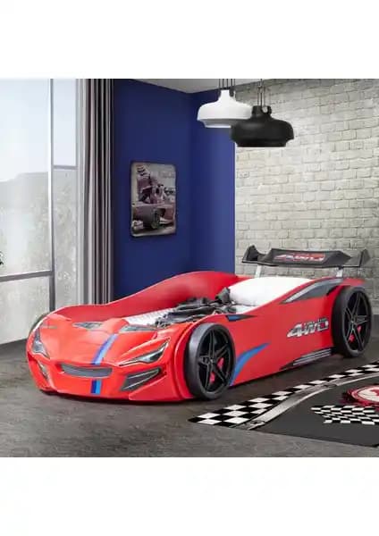 Setay Merso Rüzgarlıklı Arabalı Yatak: Modern ve Eğlenceli Çocuk Odası Tasarımı