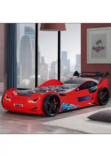 Setay Süpers Rüzgarlıklı Arabalı Yatak: Çocuklar İçin Eğlenceli ve Dayanıklı Tasarım