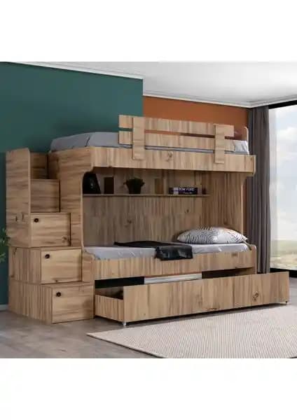 Setay Viva Yavrulu Ranza: Güvenli ve Fonksiyonel Çocuk Odası Yatakları