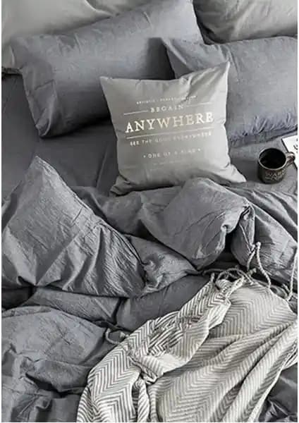 Sheri Basic Çift Kişilik Pamuk Desenli Nevresim Takımı Yatak Odası Şıklığı İçin