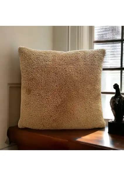 Sk Home Çift Taraflı Peluş Kırlent Kılıfı - Modern ve Şık Ev Dekorasyonu İçin