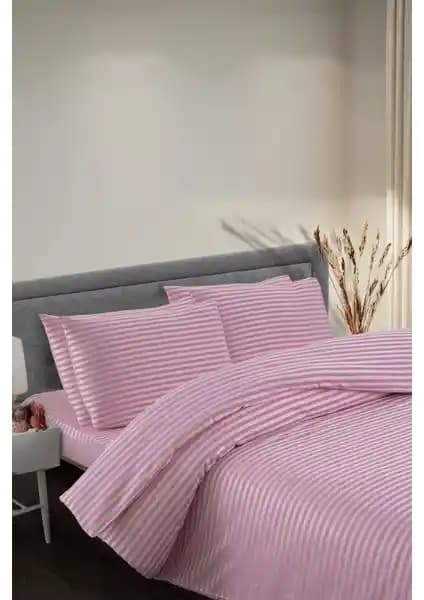 Soft Colours Otel Serisi Saten Nevresim Takımı Yatak Odası Şıklığı ve Konforu İçin