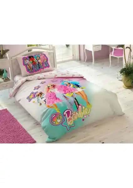 Taç Barbie Extra Lisanslı Çocuk Nevresim Takımı Renkli ve Rahat Uyku İçin Tasarlandı