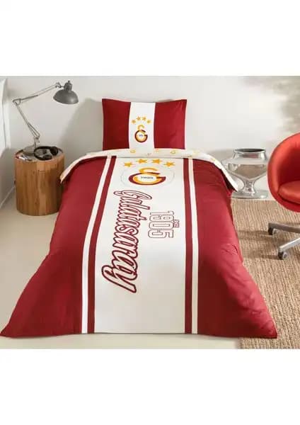 Taç Galatasaray 1905 Glow Tek Kişilik Nevresim Takımı Şıklık ve Fonksiyonelliği Bir Arada Sunar